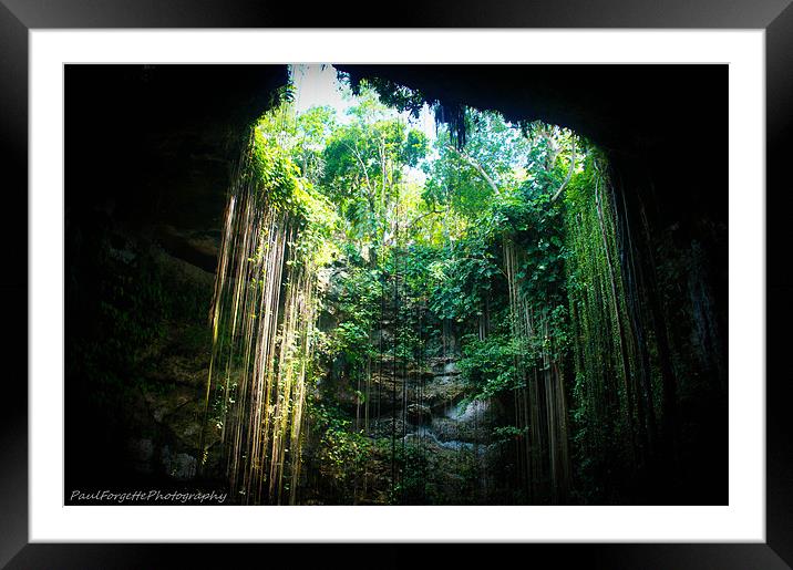 Hidden Paradise Framed Mounted Print by paul forgette