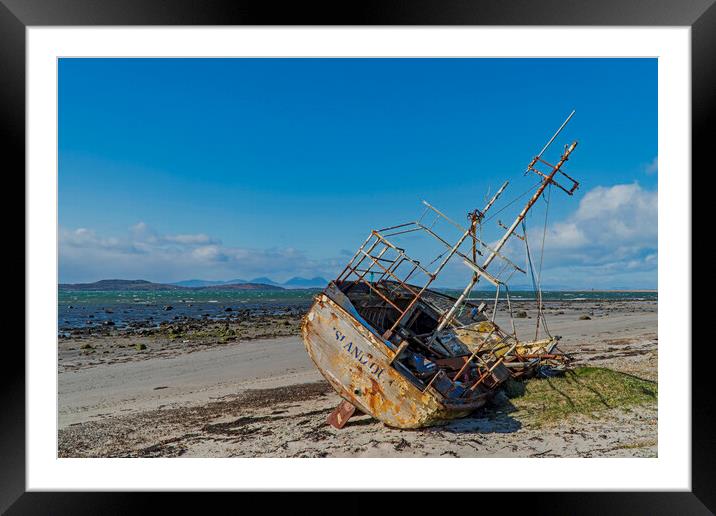 The Wreck of the Island Queen Framed Mounted Print by Rich Fotografi 
