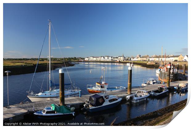 Evening on the River Irvine  Print by Alister Firth Photography