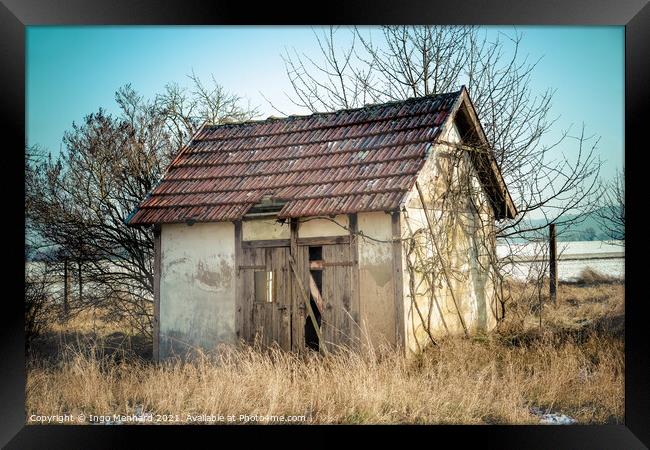 Abandoned hut Framed Print by Ingo Menhard