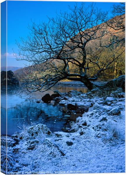 Rydal water in Winter, Cumbria Canvas Print by Photimageon UK