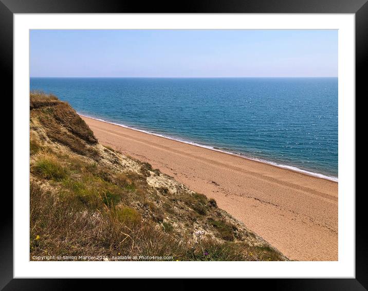 Outdoor oceanbeach Framed Mounted Print by Simon Marlow