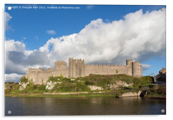 Pembroke Castle, Wales Acrylic by Douglas Kerr