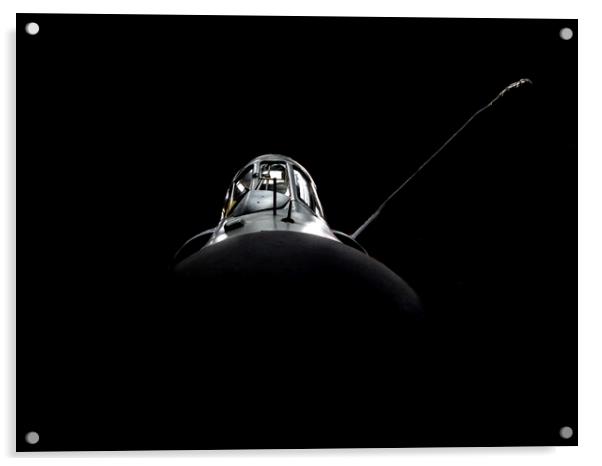 Royal Navy Sea Harrier ZA176 Acrylic by Keith Campbell
