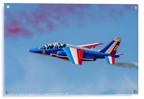 Dassault Alpha Jet Acrylic by Steve de Roeck