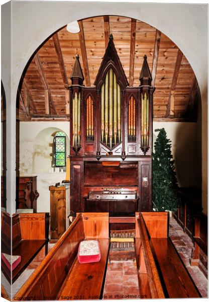 Majestic Pipes of Musical Worship Canvas Print by Jeremy Sage