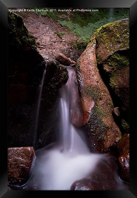 Waterfall Framed Print by Keith Thorburn EFIAP/b