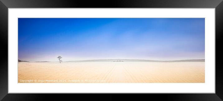 Lonely in wideness Framed Mounted Print by Ingo Menhard