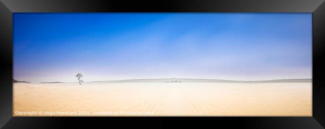 Lonely in wideness Framed Print by Ingo Menhard