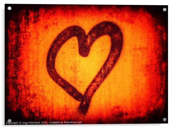 Heartbeat Acrylic by Ingo Menhard