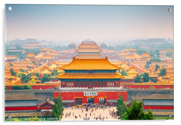 Forbidden City Acrylic by Sanga Park