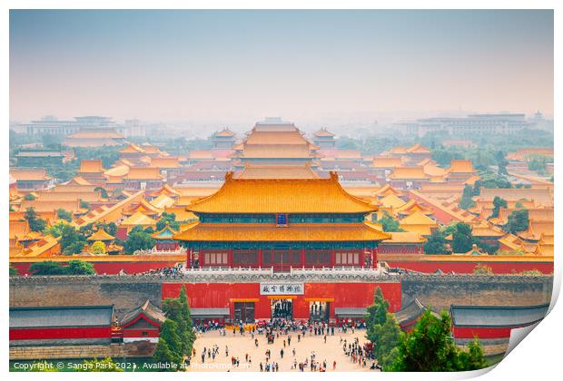 Forbidden City Print by Sanga Park