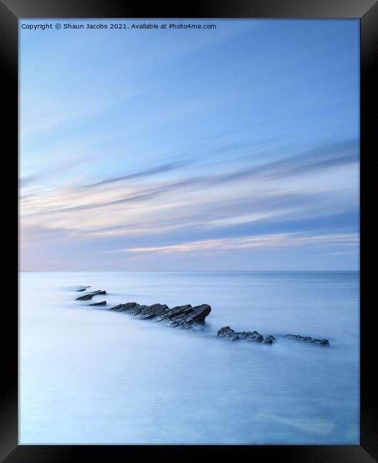 Peveril Point Dorset  Framed Print by Shaun Jacobs