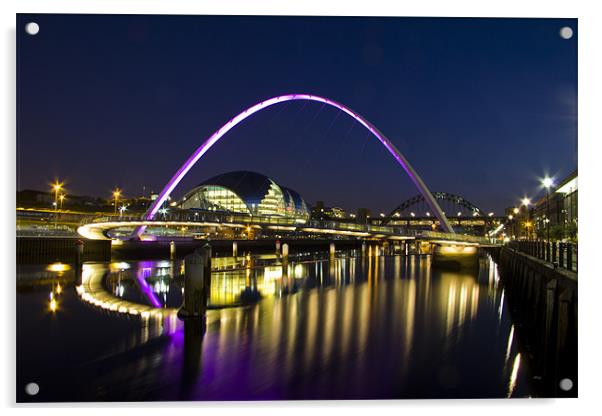 millenium bridge Acrylic by Northeast Images