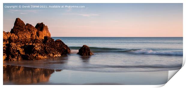 Coumeenoole Beach,  Slea Head, Ireland (panoramic) Print by Derek Daniel