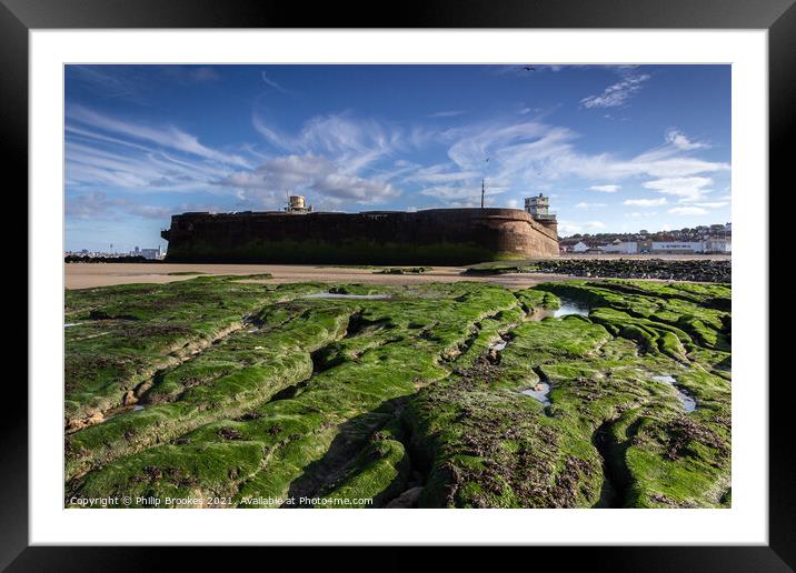 Fort Perch Rock, New Brighton, Wirral Framed Mounted Print by Philip Brookes