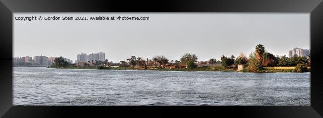 The Nile Revisited Framed Print by Gordon Stein