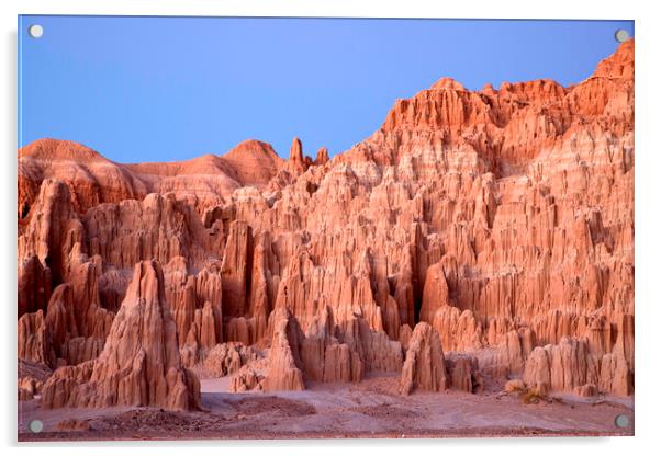 Cathedral Gorge Acrylic by peter schickert