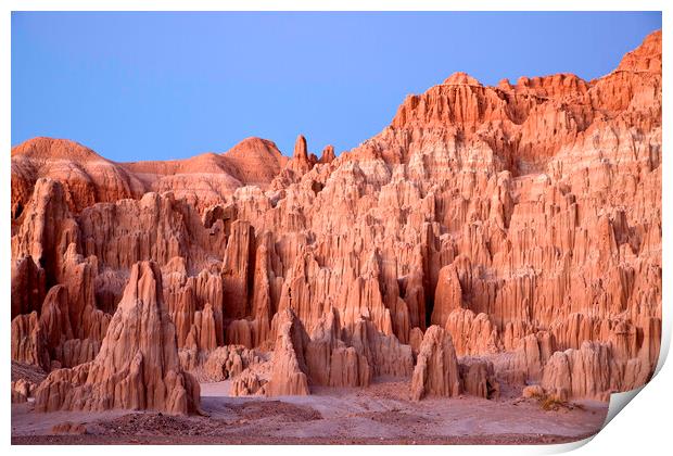 Cathedral Gorge Print by peter schickert