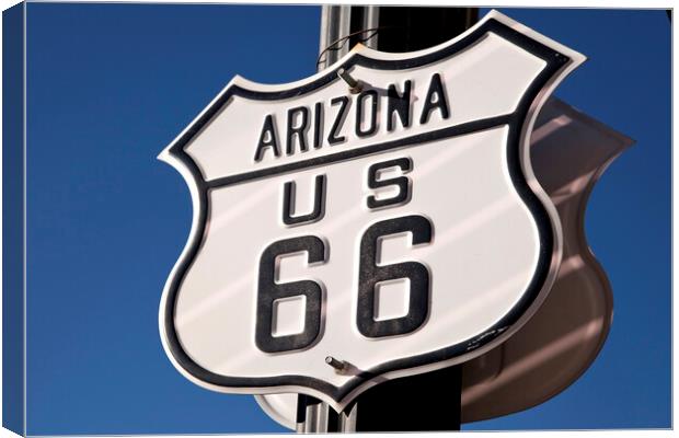 Route 66 USA Canvas Print by peter schickert