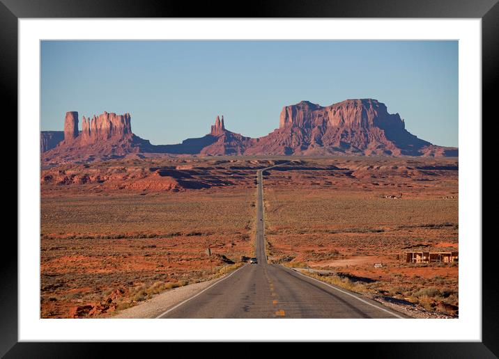 Monument Valley USA Framed Mounted Print by peter schickert