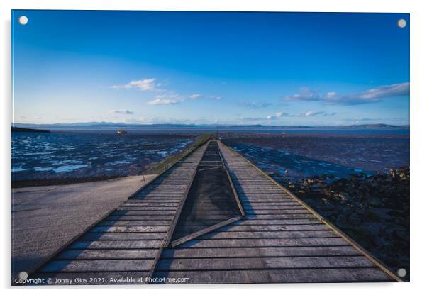 Long Jetty  Acrylic by Jonny Gios