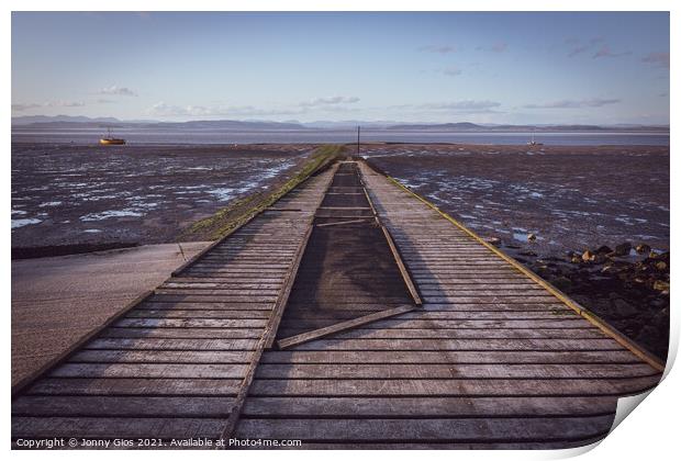 Wooden Jetty  Print by Jonny Gios