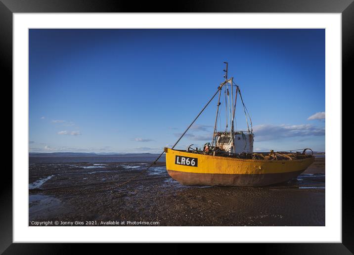 The Yellow Boat  Framed Mounted Print by Jonny Gios