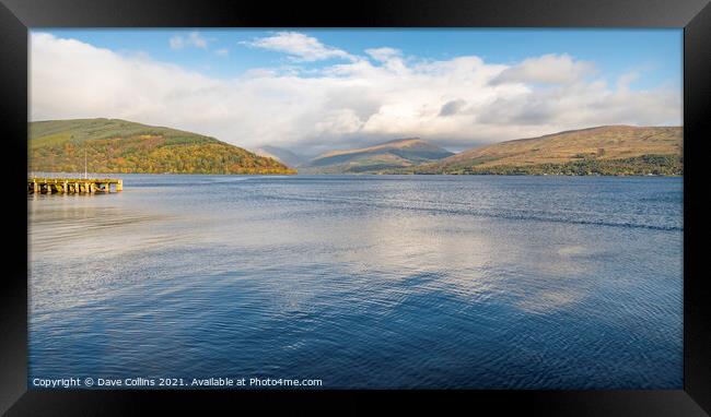 Loch Fyne & Loch Shira Meeting Point, Scotland Framed Print by Dave Collins