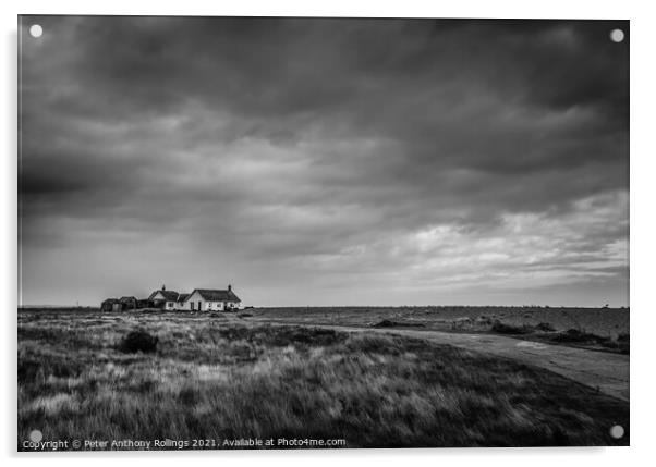 Shingle Street Acrylic by Peter Anthony Rollings