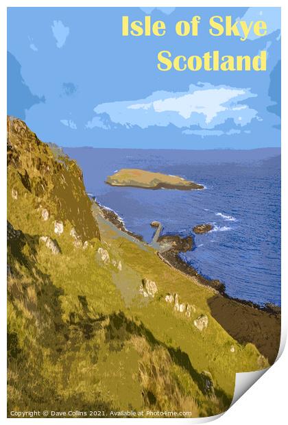 Staffin Slipway, Isle of Skye - Digital Art Print by Dave Collins