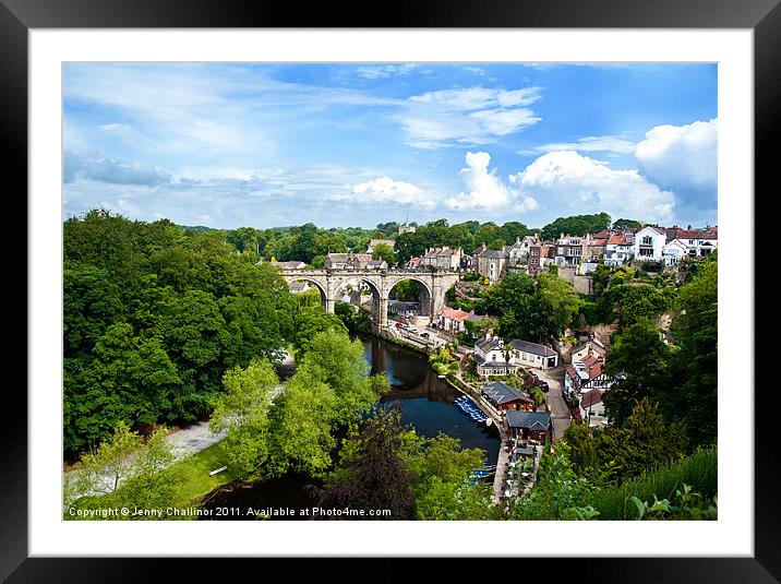 Viaduct over the Nidd, Harrogate Framed Mounted Print by Jenny Challinor
