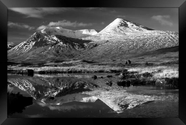 Rannoch Moor, Highland Region, Scotland, UK Framed Print by Geraint Tellem ARPS
