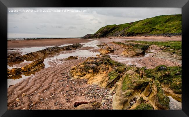 Spittal Beach Framed Print by Derek Daniel