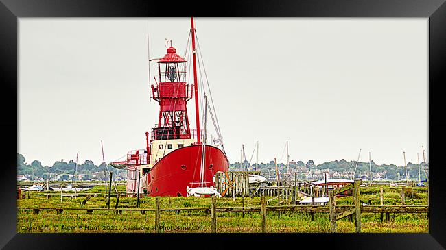 The Tollesbury Lightship  Framed Print by Peter F Hunt