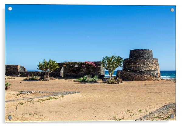 caleta de fuste, Fuerteventura, Spain  Acrylic by chris smith