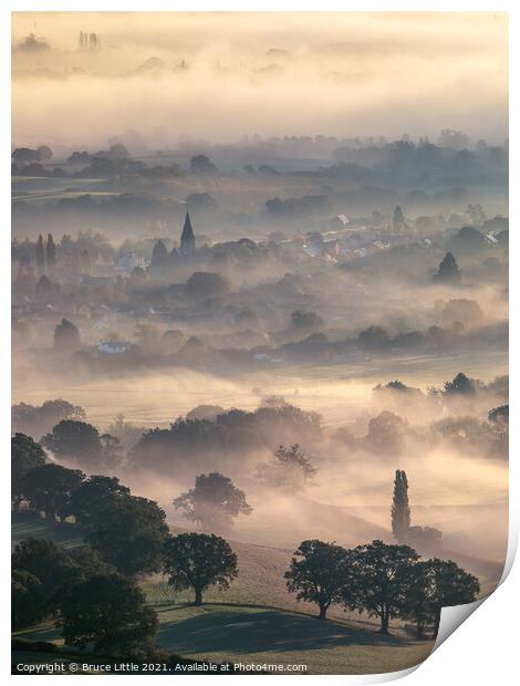 Welland Fog Print by Bruce Little