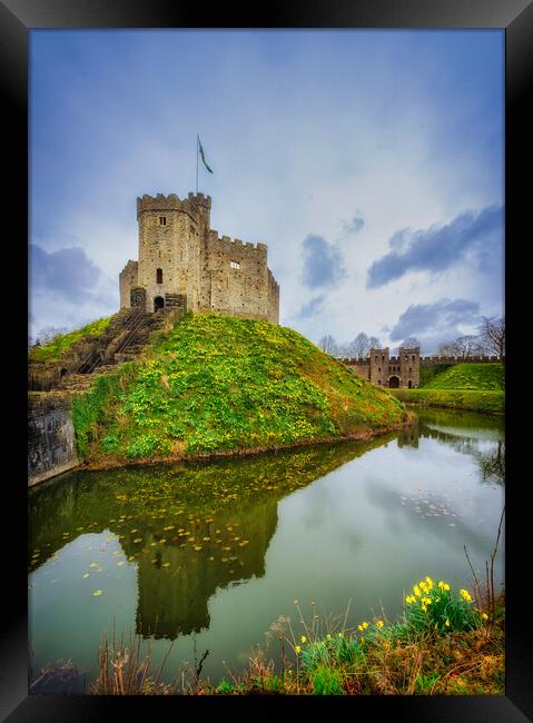 The Keep, Cardiff Castle Framed Print by Richard Downs