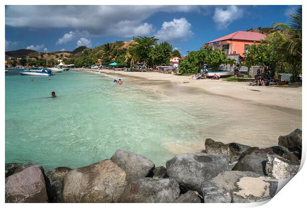 Les Saintes, Guadeloupe Print by peter schickert