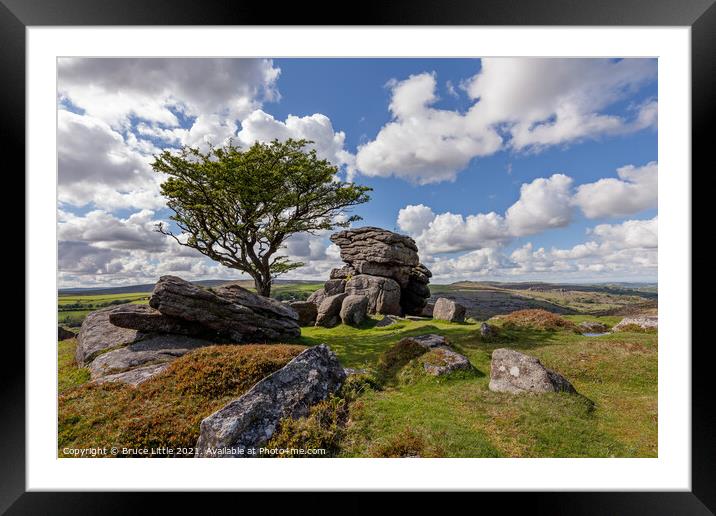 Emsworthy Rocks - Classic View Framed Mounted Print by Bruce Little