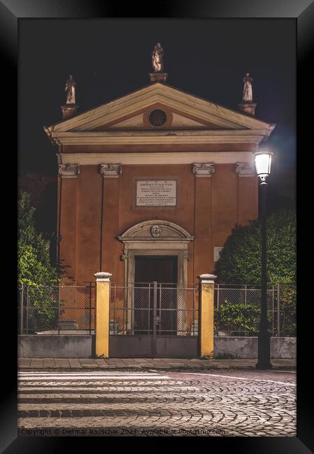 Chiesa San Luca Evangelista Church in Padova at Ni Framed Print by Dietmar Rauscher