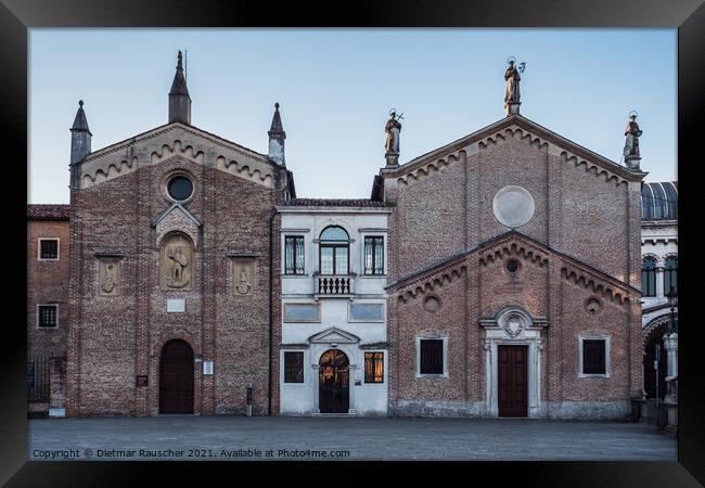 Oratory of Saint George, Scuola del Santo and Archconfraternity  Framed Print by Dietmar Rauscher