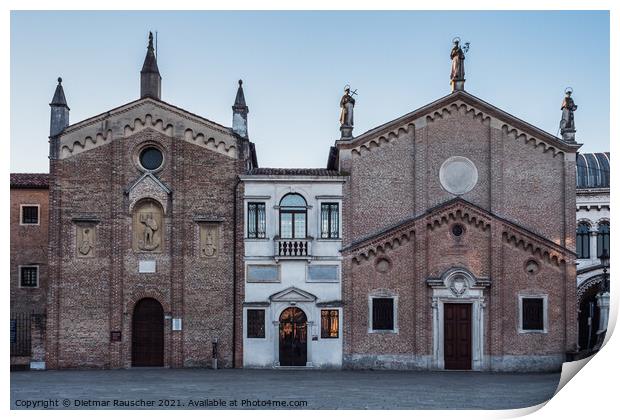 Oratory of Saint George, Scuola del Santo and Archconfraternity  Print by Dietmar Rauscher