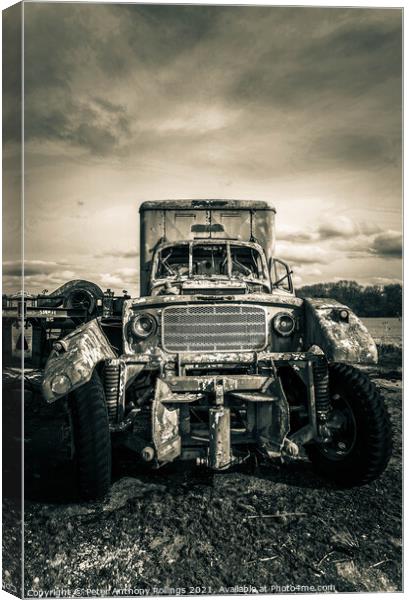 Rust & Ruin Canvas Print by Peter Anthony Rollings