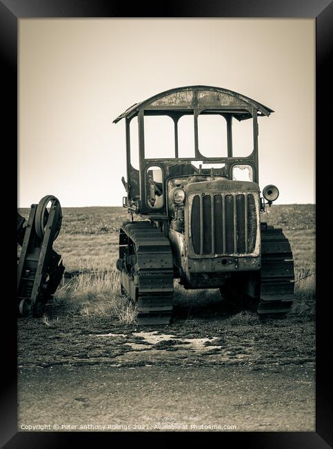 Rust & Ruin Framed Print by Peter Anthony Rollings