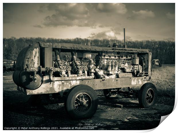 Rust & Ruin Print by Peter Anthony Rollings