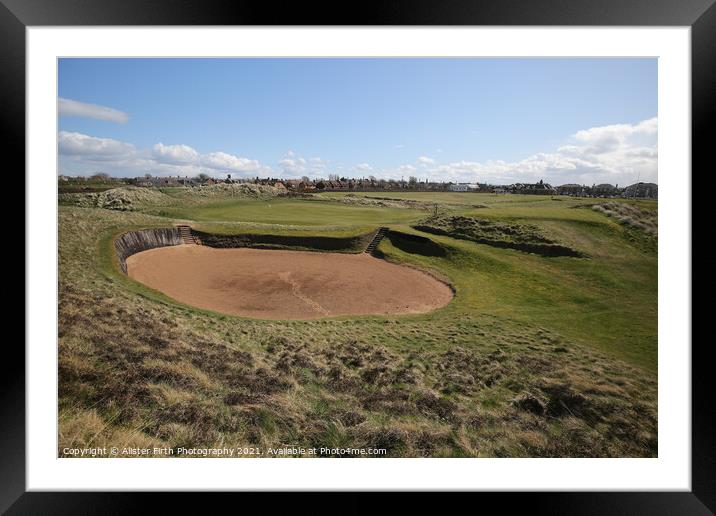 The 17th at Prestwick- The Alps Framed Mounted Print by Alister Firth Photography