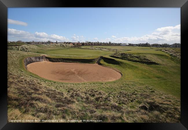 The 17th at Prestwick- The Alps Framed Print by Alister Firth Photography