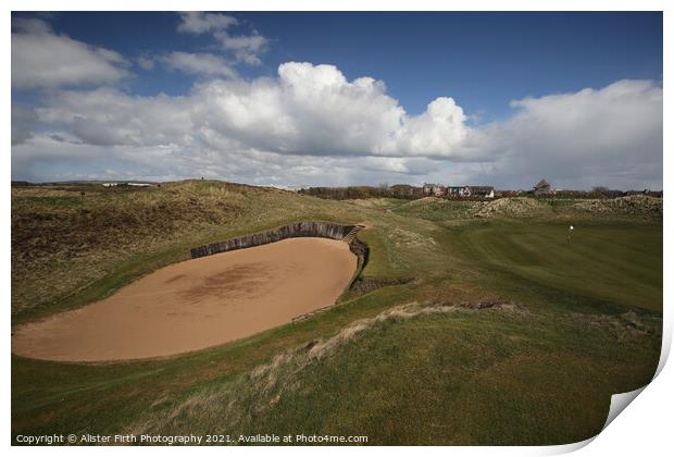 The 17th at Prestwick- The Alps Print by Alister Firth Photography
