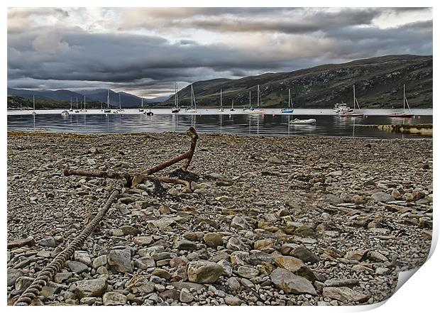 Ullapool shores Print by Sam Smith